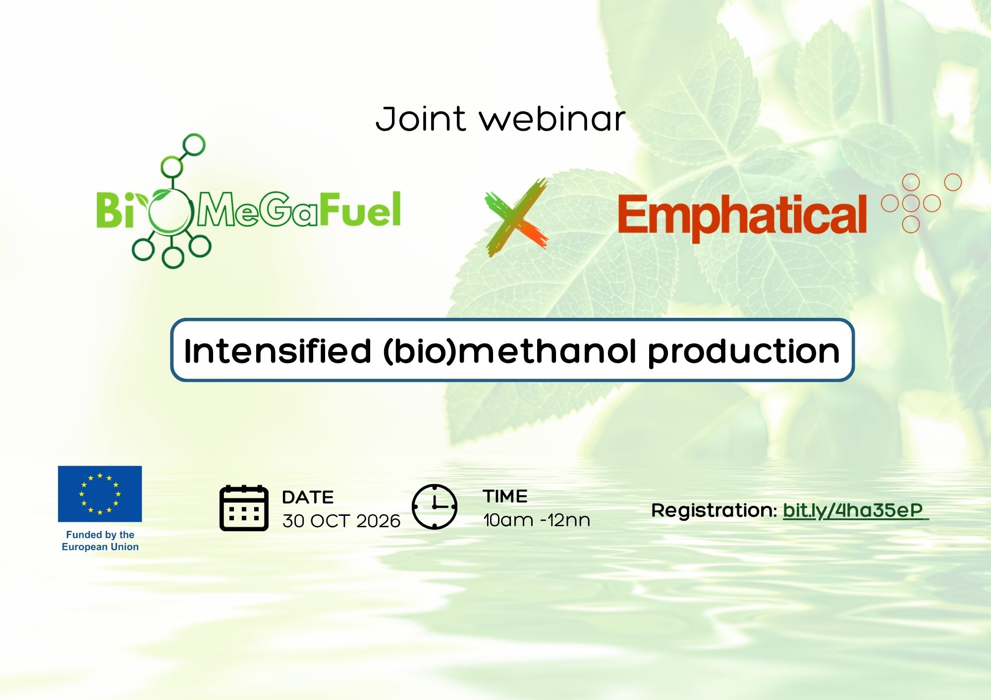 Webinar: Intensified (Bio-)Methanol Production